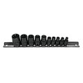 K-Tool International Socket Set 1/4", 3/8" Dr, 10 Pieces KTI-22870